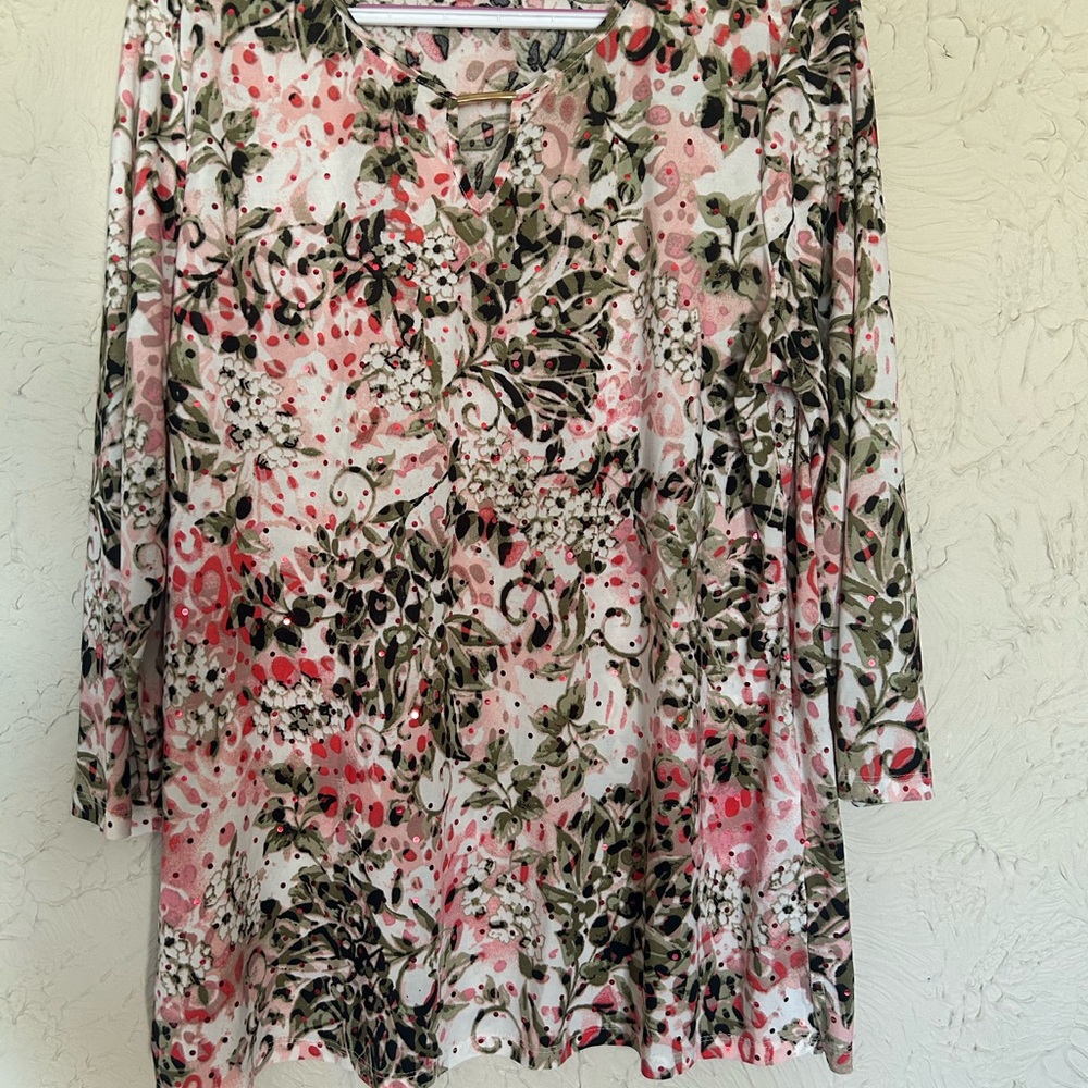 Floral Print Women's Top